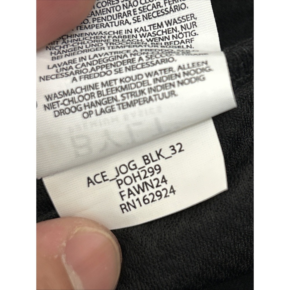 BYLT Ace Jogger Pants Men's 32X29 Black Performance Stretch Athleisure Nylon NEW - Picture 12 of 13